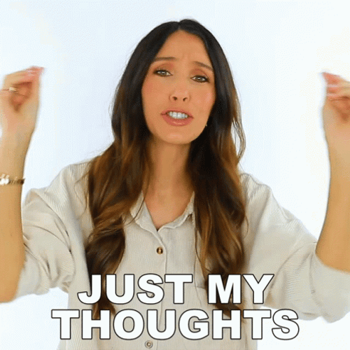 That's My Opinion And Thoughts GIF
