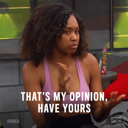 That's My Opinion Have Yours GIF