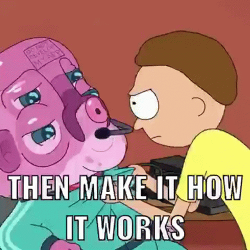 That's Not How This Works Rick And Morty Glootie GIF
