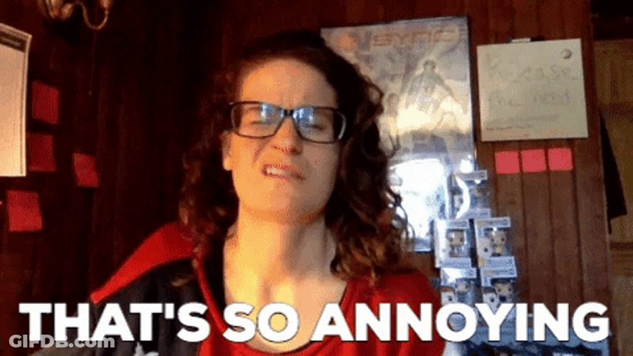 That's So Annoying Wacky Face GIF