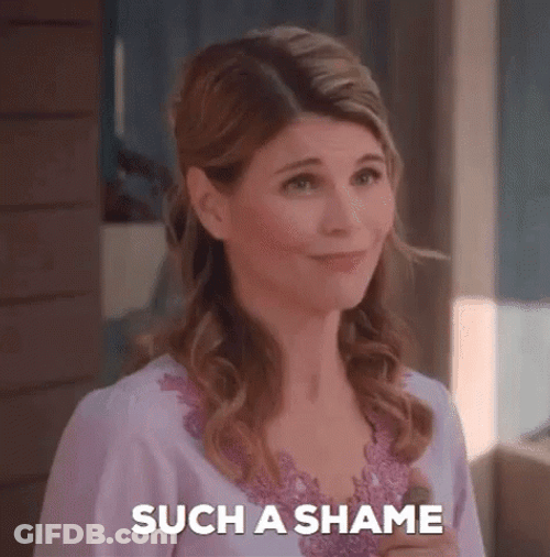 That's Such A Shame Girl GIF