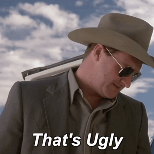 That's Ugly Man GIF