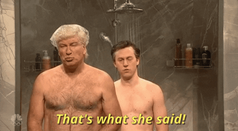 That's What She Said Alec Baldwin Trump Spoof GIF