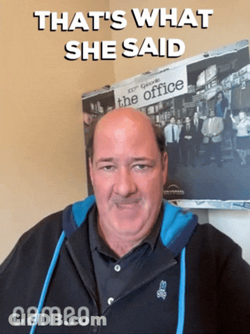 That's What She Said Brian Baumgartner GIF
