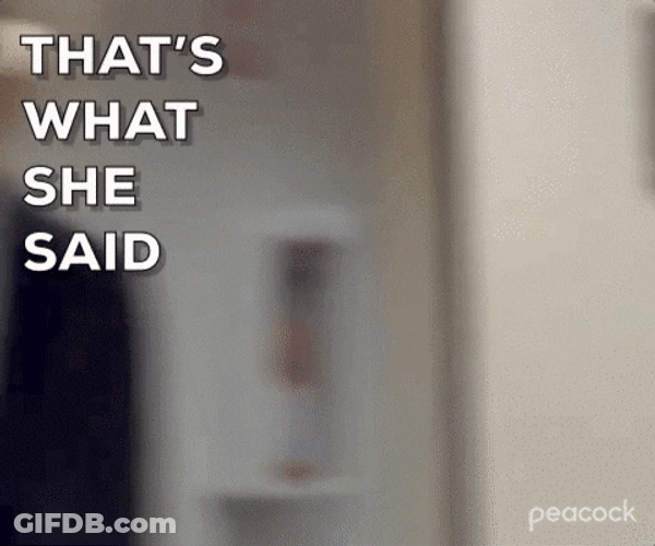 That's What She Said Frantic Michael Scott GIF