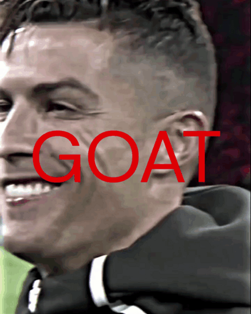 That's Why He's The Goat Cristiano Ronaldo GIF