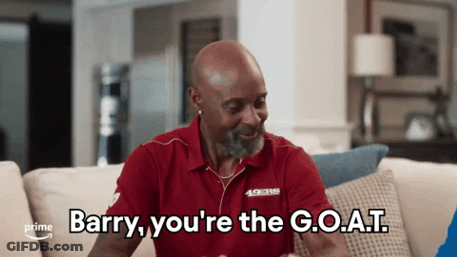 That's Why He's The Goat Friendly Competition GIF