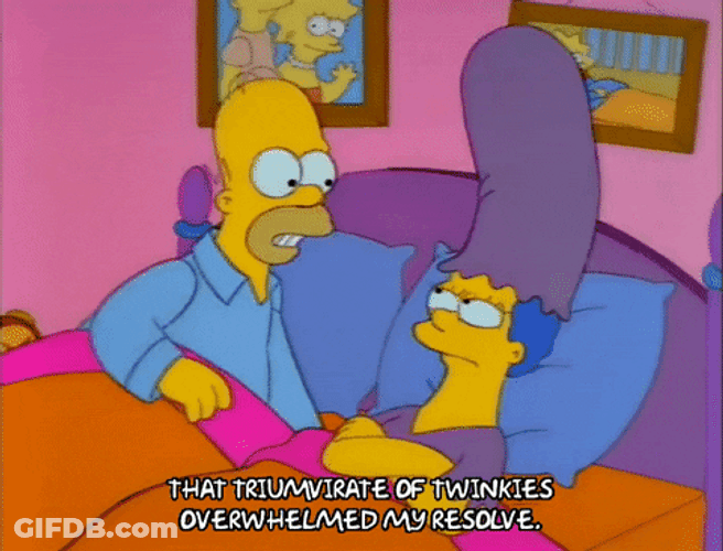 That Twinkie Overwhelmed My Resolve GIF