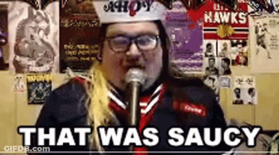 That Was Saucy Man With Eyeglasses GIF