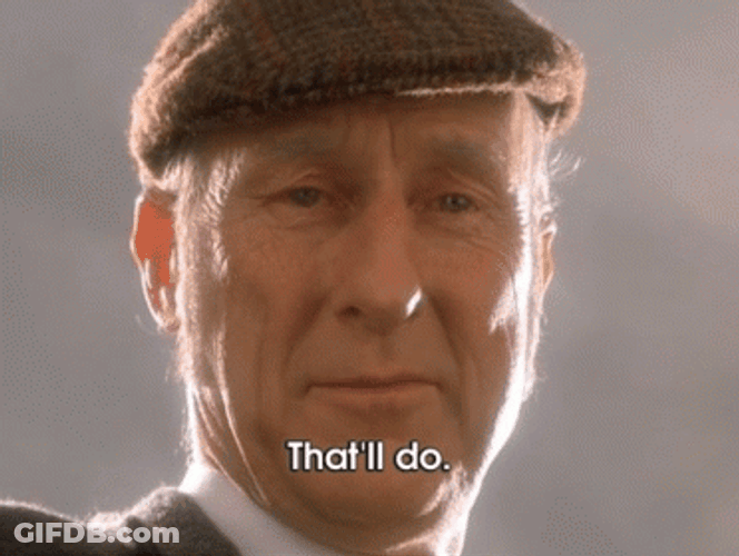 Thatll Do Pig James Cromwell GIF