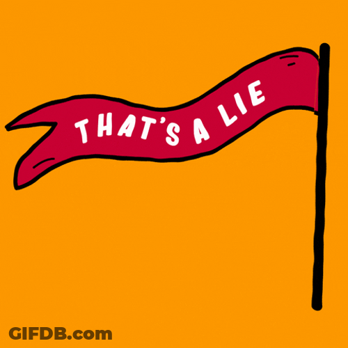 Thats A Lie Red Flag GIF