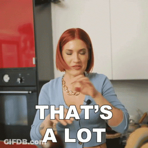Thats A Lot Going On Candice Hutchings GIF
