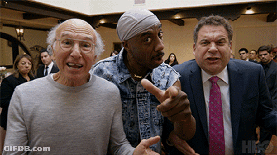 Thats A Man Larry David GIF