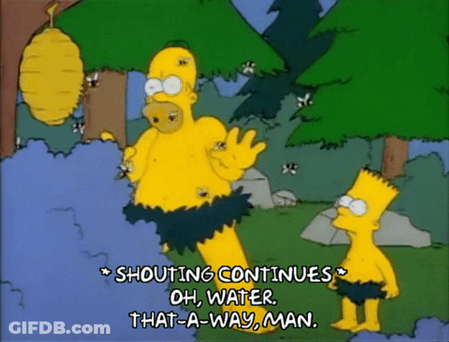 Thats A Man The Call Of The Simpsons GIF
