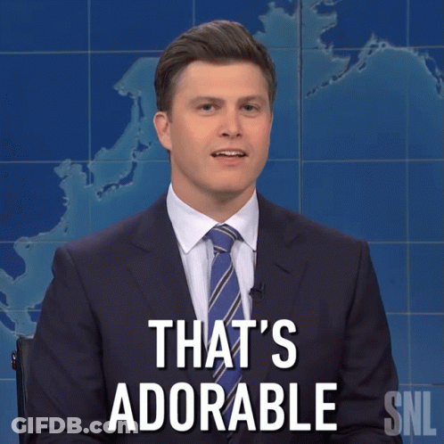 Thats Adorable Colin Jost GIF