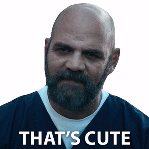 Thats Cute Bald Man With Beard GIF