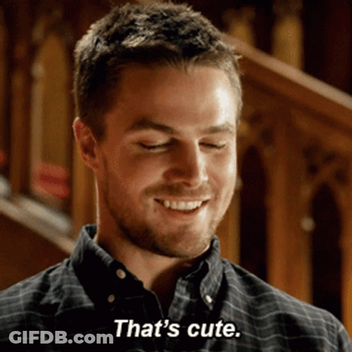 Thats Cute Happy Stephen Amell GIF