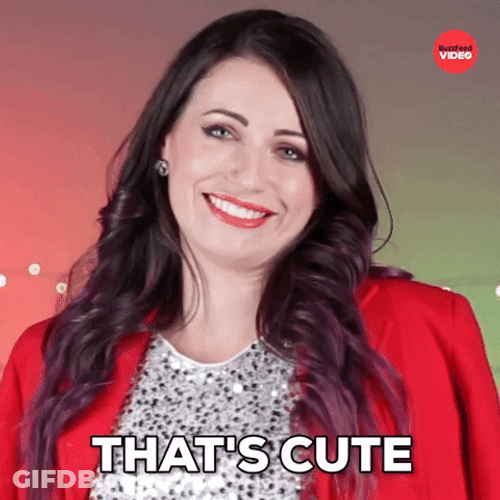 Thats Cute Woman In Red Coat GIF