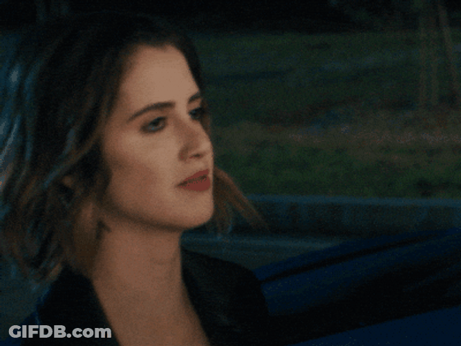 Thats Cute Woman In Red Lips GIF