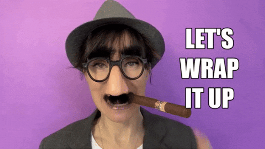 Thats Done Let's Wrap A Party GIF