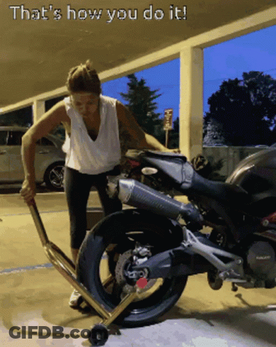 Thats How You Do It Ducati GIF