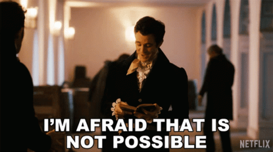 Thats Impossible Benedict Bridgerton GIF