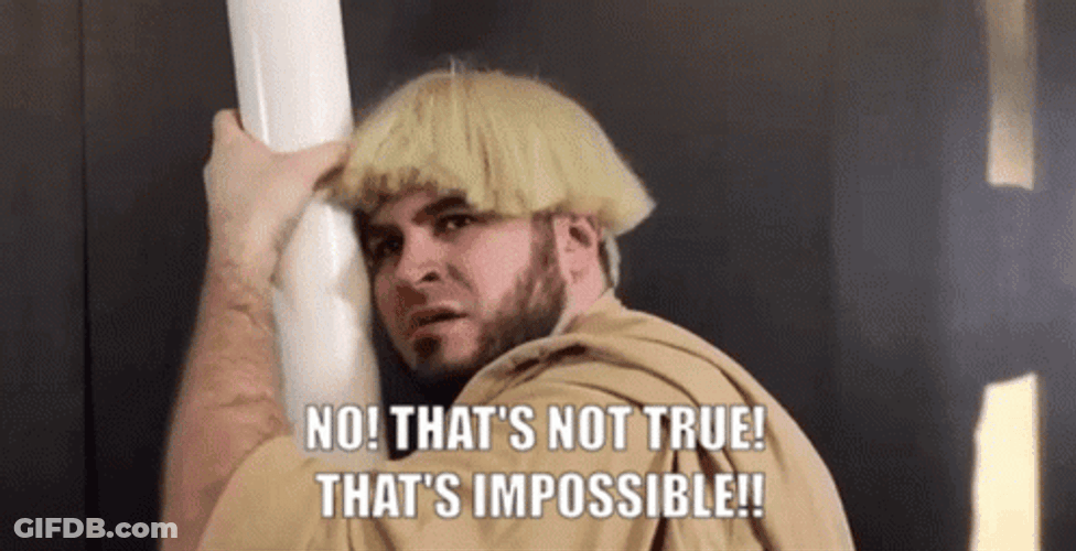 Thats Impossible Guy Hugging Pole GIF