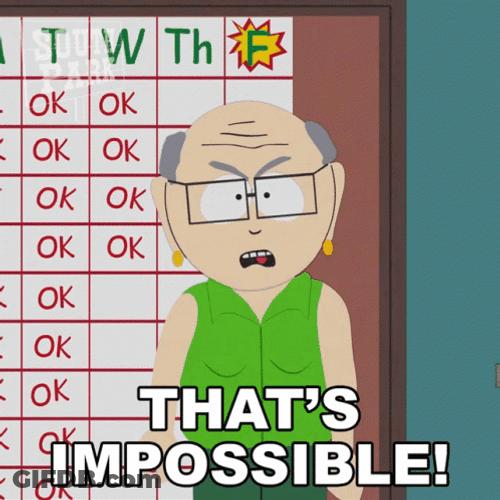 Thats Impossible Mister Garrison South Park GIF