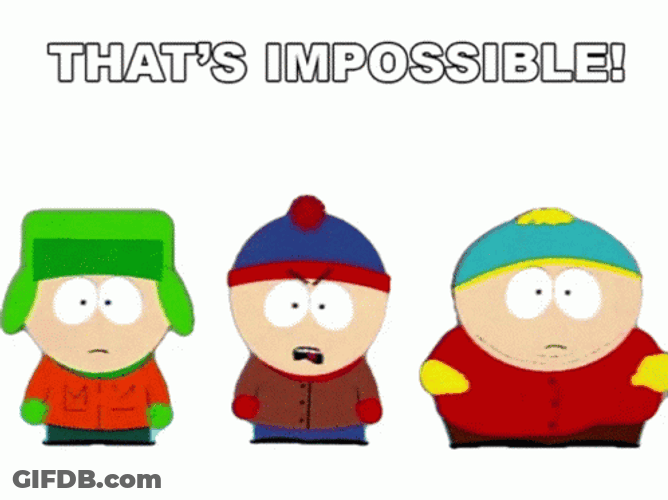 Thats Impossible South Park Kids GIF