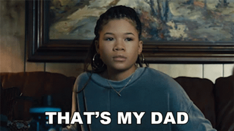 Thats My Dad Storm Reid GIF