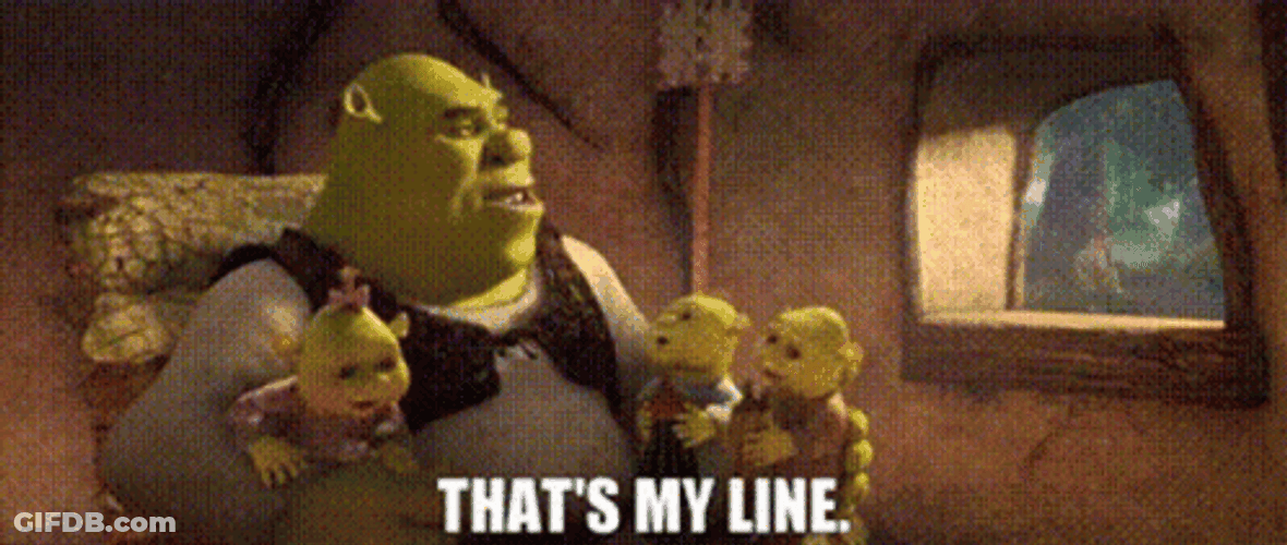 That’s My Line Shrek Forever After Movie GIF