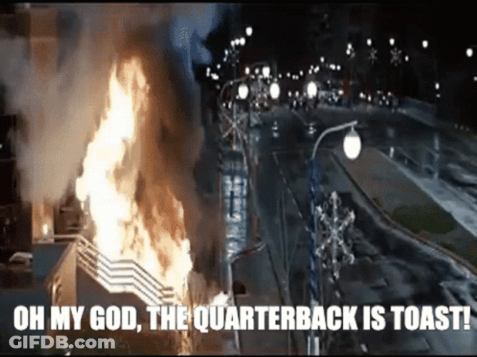 Thats My Quarterback Is Toast GIF
