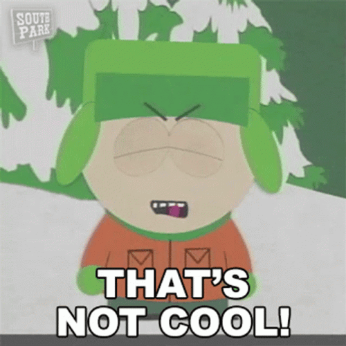 Thats Not Cool Kyle Broflovski GIF
