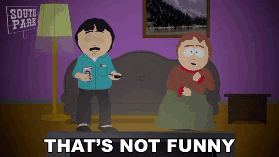 Thats Not Funny Randy Marsh GIF