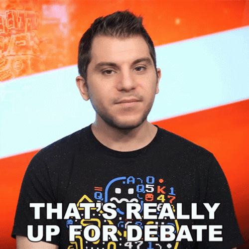 Thats Really Up For Debate Shane Luis GIF