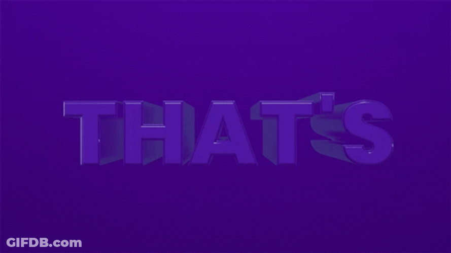 Thats Right Gradient Banner GIF