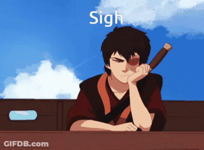 Thats Rough Buddy Zuko Sigh GIF