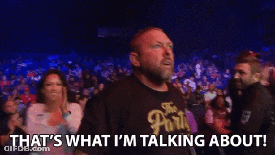 Thats What Im Talking About Mad Cheering Audience GIF
