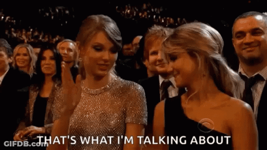 Thats What Im Talking About Taylor Swift GIF