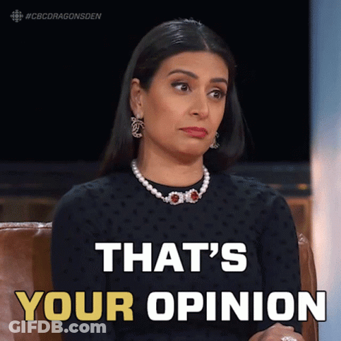 Thats Your Opinion Manjit Minhas GIF