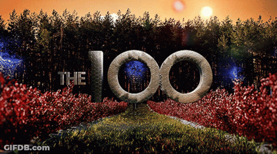 The 100 Movie Logo GIF