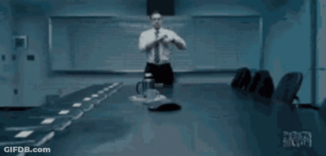 The Accountant Blowing Fingers GIF