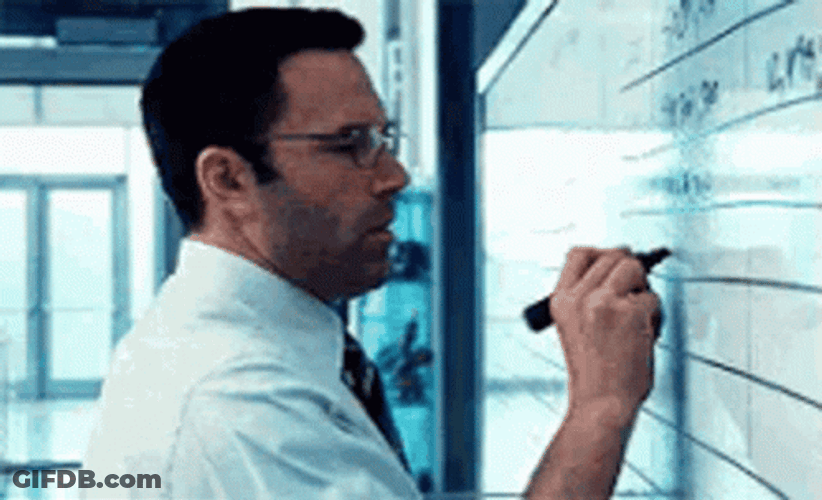 The Accountant Writing On White Board GIF
