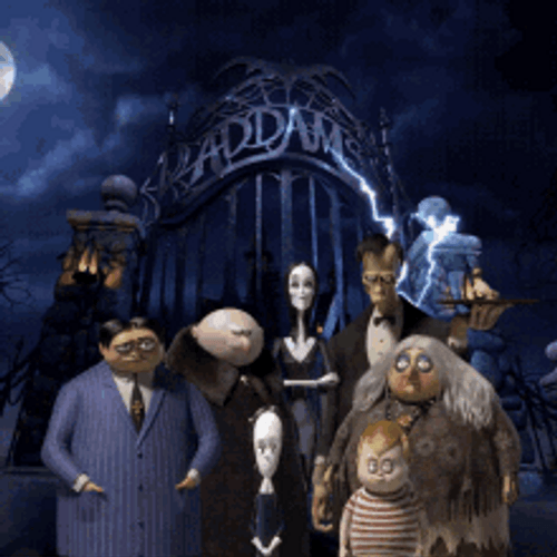 The Addams Family Animated Cartoon GIF