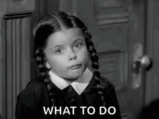 The Addams Family Bored Reaction GIF