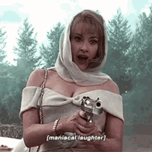 The Addams Family Debbie Evil Laugh GIF