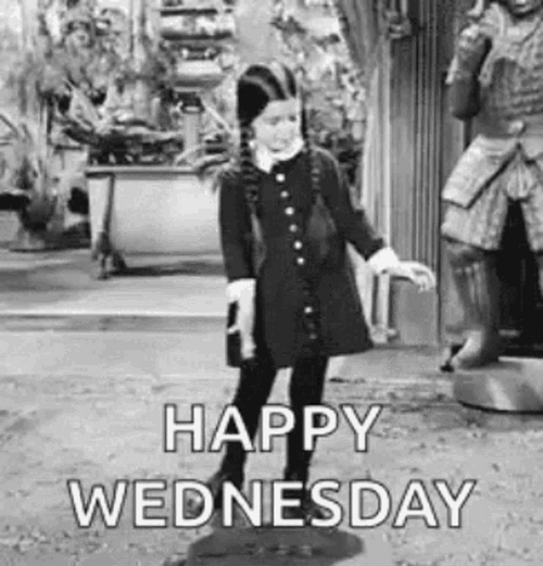 The Addams Family Happy Wednesday GIF
