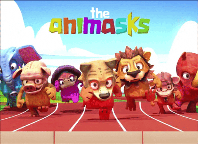 The Animaks Finish Line Race GIF