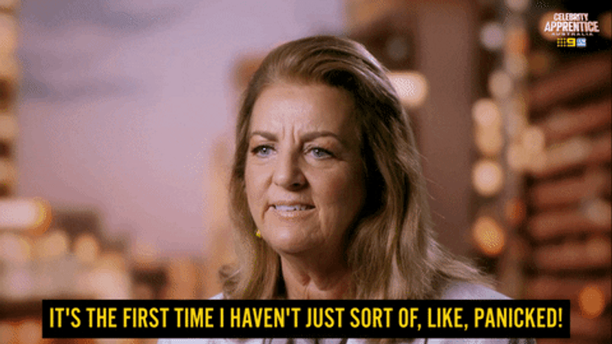 The Apprentice Contestant First Time To Panic GIF