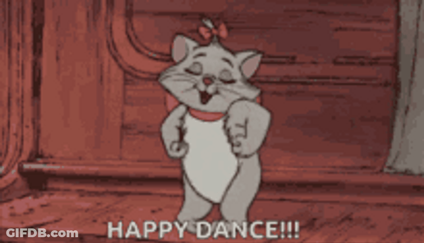The Aristocrats Marie Happy And Excited Dance GIF